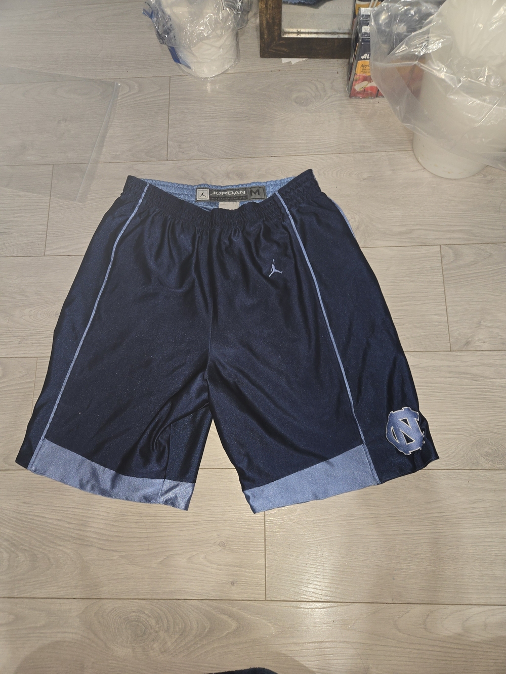 Vintage Jordan Brand UNC North Carolina Tar Heels Basketball Shorts Size M